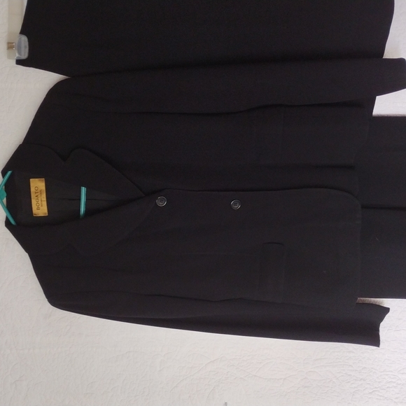 Vintage Bogato International 3 PC Black Suit 2 - Picture 4 of 9